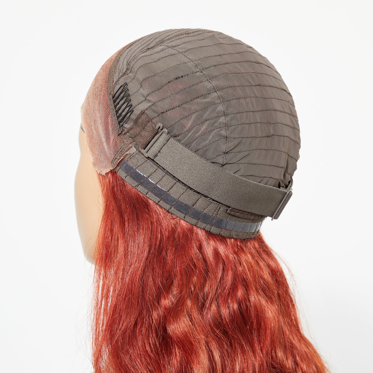 Tedhair 24 Inches 13"x4" Body Wavy Wear & Go Glueless #Redbrown Lace Frontal Wig-100% Human Hair