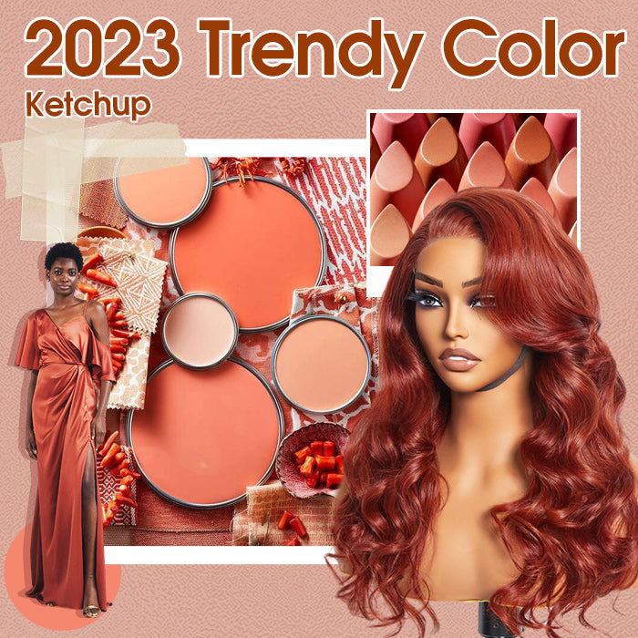 Tedhair 24 Inches 13"x4" Body Wavy Wear & Go Glueless #Redbrown Lace Frontal Wig-100% Human Hair