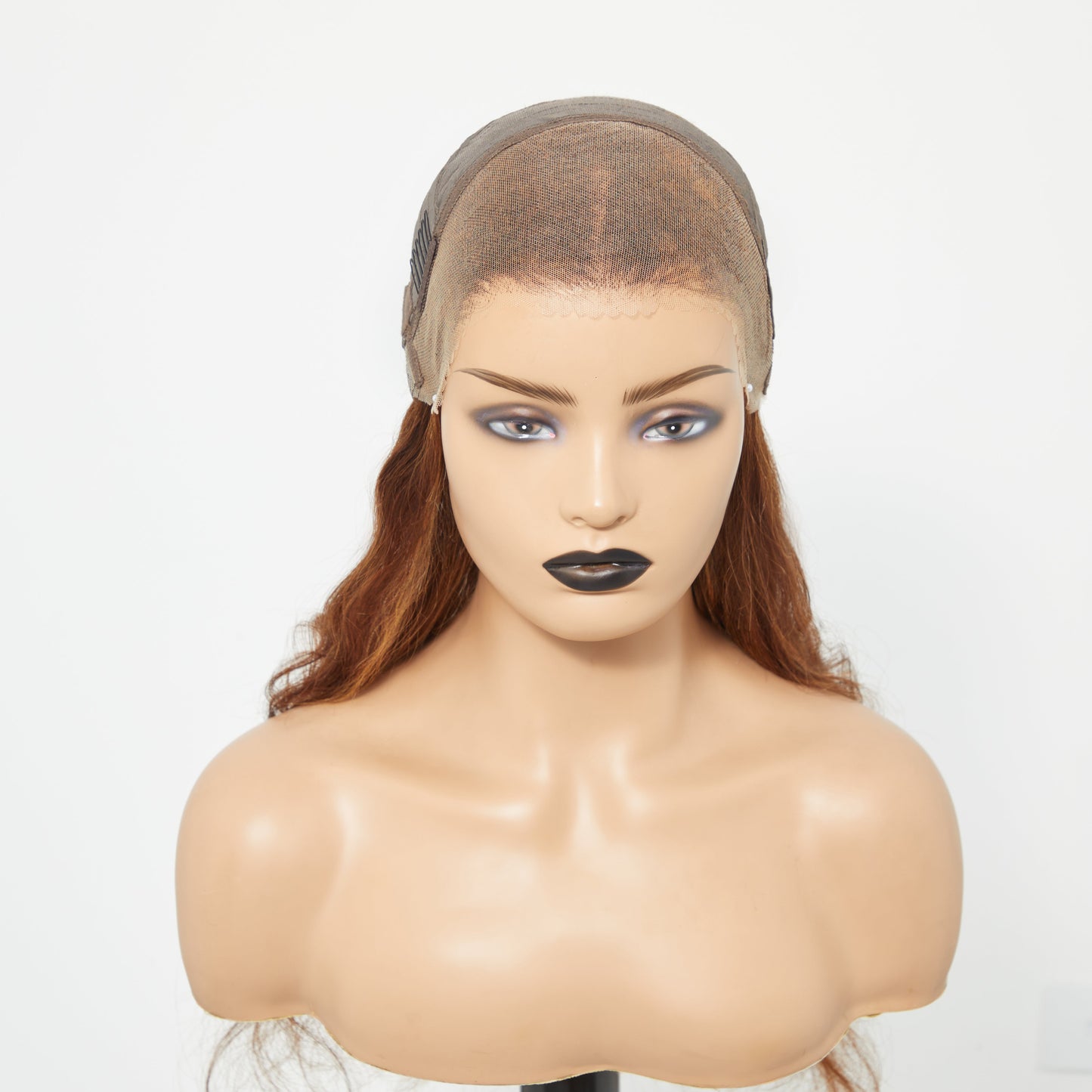 Tedhair 24 Inches 13"x4"  Body Wavy Wear & Go Glueless #4/27 Lace Frontal Wig-100% Human Hair