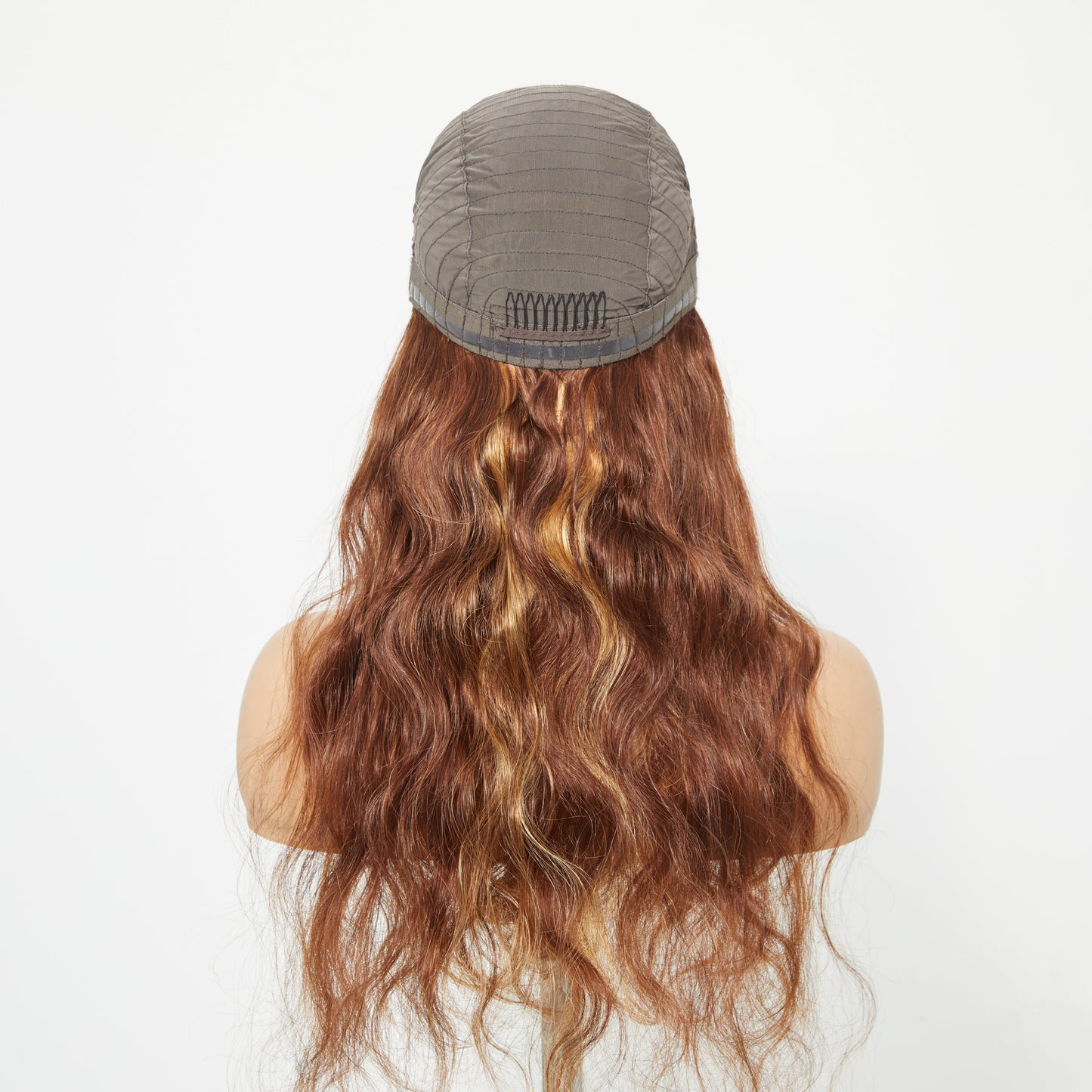 Tedhair 24 Inches 13"x4"  Body Wavy Wear & Go Glueless #4/27 Lace Frontal Wig-100% Human Hair